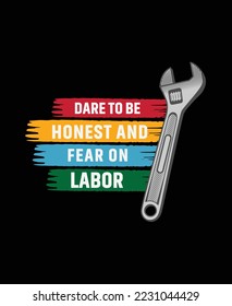 Labor Day 1st may T-Shirt Design 