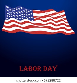 Labor Day in America. Vector illustration