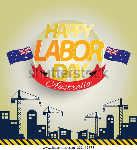 Labor Day Australia Stock Vector (Royalty Free) 322419533 Shutterstock