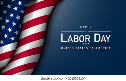 Labor Day Background Design. Banner, Poster, Greeting Card. Vector Illustration