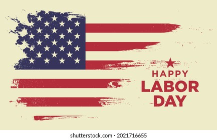 Labor Day Background Design. Banner, Poster, Greeting Card. Vector Illustration.