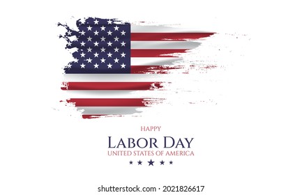 Labor Day Background Design. Banner, Poster, Greeting Card. Vector Illustration.