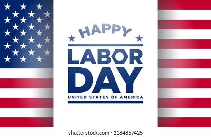 Labor Day Background Design. Banner, Poster, Greeting Card. Vector Illustration.