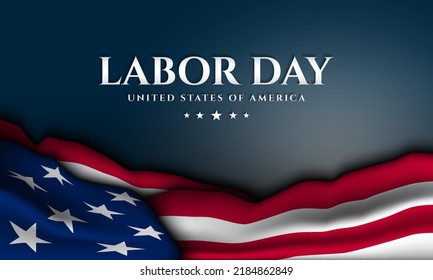 Labor Day Background Design. Banner, Poster, Greeting Card. Vector Illustration.