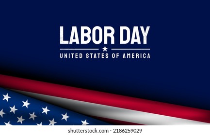 Labor Day Background Design. Banner, Poster, Greeting Card. Vector Illustration.