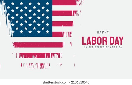 Diseño de fondo del Día del Trabajo. Cartel, afiche, tarjeta de felicitación. Ilustración vectorial.
