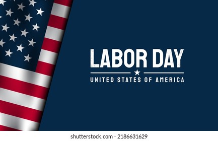 Labor Day Background Design. Banner, Poster, Greeting Card. Vector Illustration.