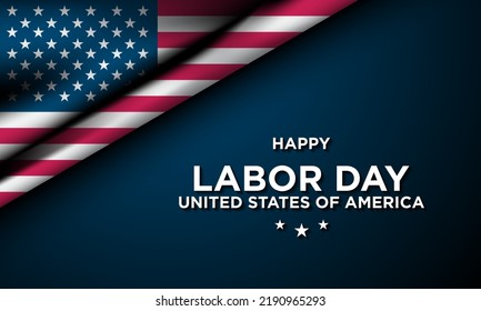 Labor Day Background Design. Banner, Poster, Greeting Card. Vector Illustration.