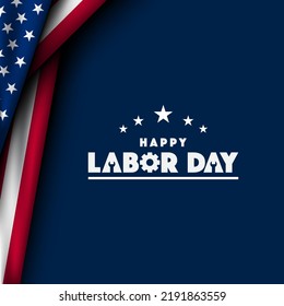 Labor Day Background Design. Banner, Poster, Greeting Card. Vector Illustration.