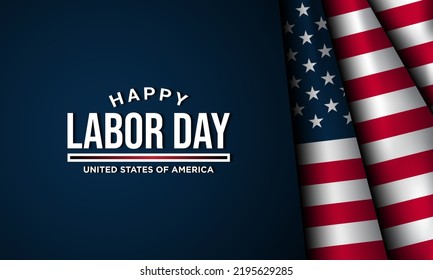 Labor Day Background Design. Banner, Poster, Greeting Card. Vector Illustration.