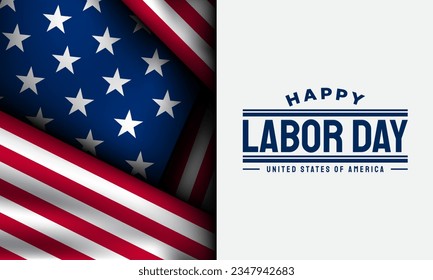 Diseño de fondo del Día del Trabajo. Cartel, afiche, tarjeta de felicitación. Ilustración vectorial.