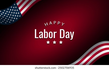 Labor Day Background Design. Banner, Poster, Greeting Card. Vector Illustration.