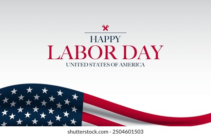 Labor Day Background Design. Banner, Poster, Greeting Card. Vector Illustration.