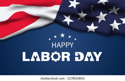 labor day Background Design. Greeting Card, Banner, Poster. Vector Illustration.