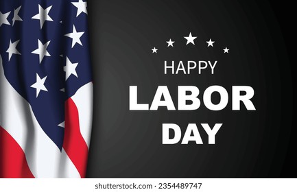 labor Day Background Design. Vector Illustration. Greeting Card, Banner, Poster. Vector Illustration.