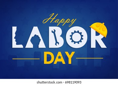 Labor Day Background Design Vector Template Graphic Or Banners  Illustrations 