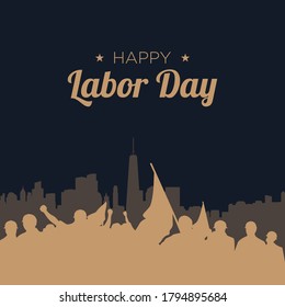 Labor Day Background. Fit for poster, banner and other. Vector Illustration