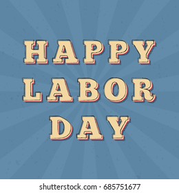 Labor day background. Modern colorful patriotic template in colors of USA flag for posters, flyers, decoration. 