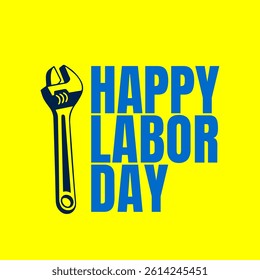 Labor Day Background with text, equipment and Copy Space Area. Suitable to place on content with that theme.