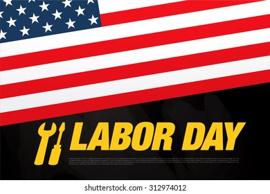 Labor day. Banner