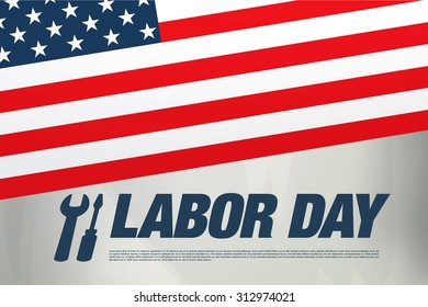 Labor day. Banner