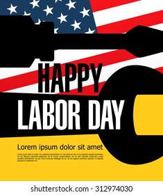 Labor day. Banner