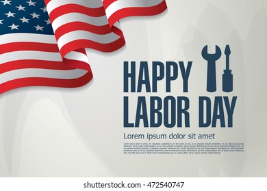 Labor day. Banner