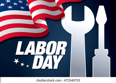 Labor day. Banner