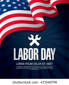 Labor day. Banner