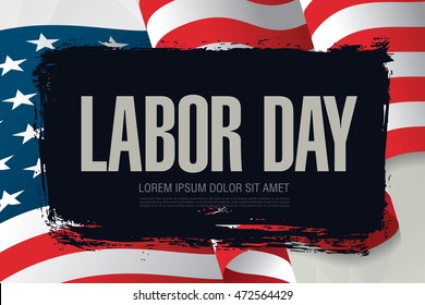 Labor day. Banner