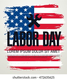 Labor day. Banner