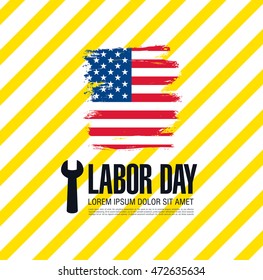 Labor day. Banner