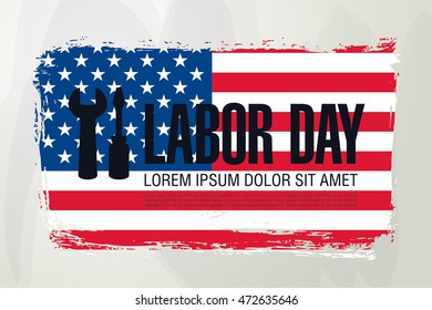 Labor day. Banner
