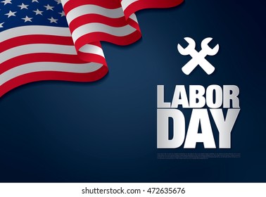 Labor day. Banner