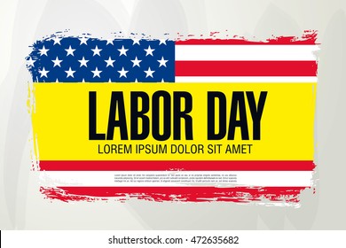 Labor day. Banner