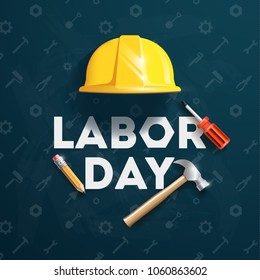 Labor Day banner, brochure, flyer design