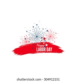 Labor day banner. National Day of the United States of America