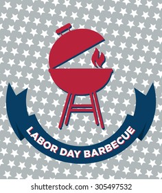Labor Day Barbecue - Text Sign