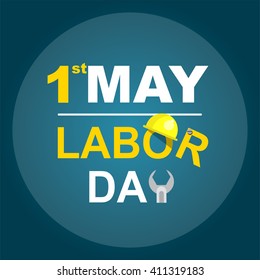 Labor day card design.