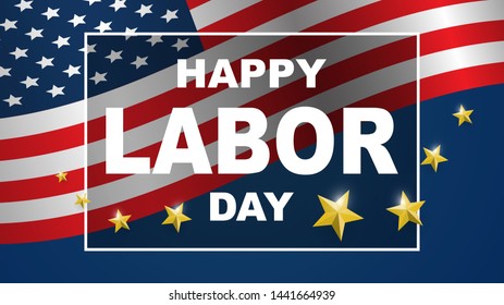 Labor day card design background. Sale Vector illustration.