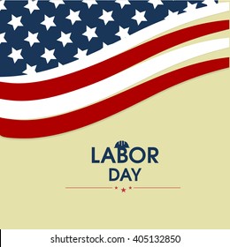 Labor day card design or illustration for international labor day.