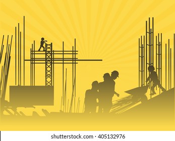 Labor day card design or illustration for international labor day.