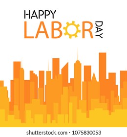Labor day celebration design with unique style vector 