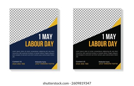 labor day celebration flyer  design 