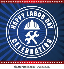 Labor day design, vector illustration eps 10.