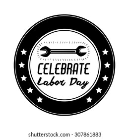 Labor day digital design, vector illustration eps 10