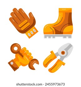 Labor Day Element Vector Illustration