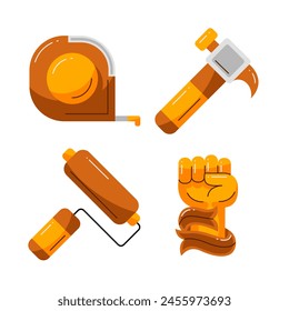 Labor Day Element Vector Illustration