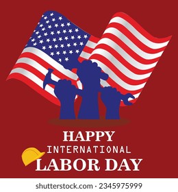 Labor Day First May Vector