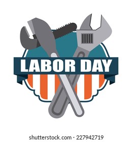 labor day graphic design , vector illustration